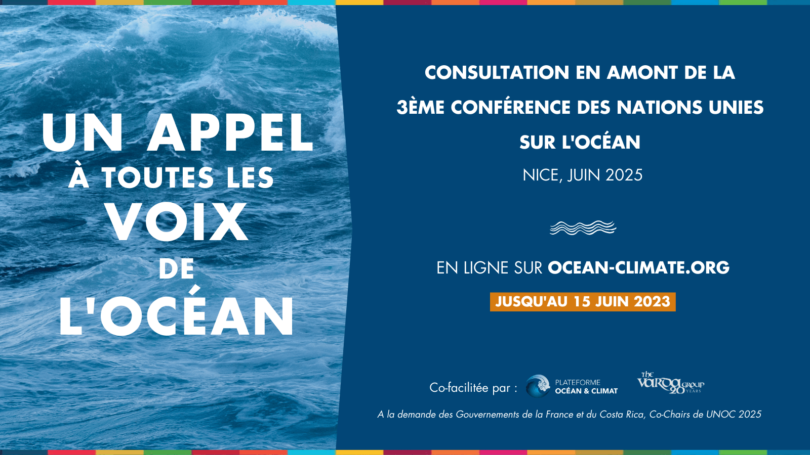 Consultation Conférence des Nations Unies sur l’Océan 2025